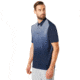 Oakley Polo Shirt Short Sleeve Striped Ellipse - Mens, Fathom, Medium, 434229-6AC-M