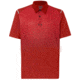 Oakley Polo Shirt Short Sleeve Striped Ellipse - Mens, Iron Red, Large, 434229-80U-L