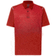Oakley Polo Shirt Short Sleeve Striped Ellipse - Mens, Iron Red, Small, 434229-80U-S