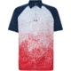 Oakley Pop Spray Short Sleeve Polo - Mens, High Risk Red, Small, FOA400128-43A-S