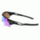 Oakley Radar Lock Sunglasses Polished Black Frame, Prizm Golf and Slate Iridium Lens-OO9181-42
