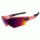 Oakley Radar Path Crystal Red Frame w/ + Red Iridium Lenses Sunglasses 09-749