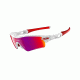 Oakley Radar Path Polished White Frame w/ Red Iridium Polarized Lenses Sunglasses 26-212