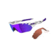 Oakley Radarlock Edge Womens Sunglasses Polished White Frame, Violet Iridium Vented and VR28 Vented Lens OO9183-06