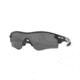 Oakley RADARLOCK PATH A OO9206 Single Vision Prescription Sunglasses, 38mm, Polished Black, OO9206-920651-38-SV