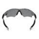 Oakley Radarlock Path Sunglasses Polished White Frame, Black Iridium Polarized &amp; Clear Lens-OO9181-44
