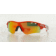 Oakley SI Radarlock Path Progressive Prescription Sunglasses OO9181-918124-38 - Lens Diameter 38 mm, Frame Color Blood Orange