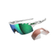Oakley Radarlock XL Mens Sunglasses Polished White Frame, Jade Iridium Vented and VR28 Vented Lens OO9170-03
