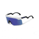 Oakley Razor Blades - Heritage Collection Unisex Sunglasses, Matte Clear Frame, Violet Iridium Lens OO9140-13