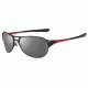 Oakley Restless Polished Black Frame w/ Grey Polarizedize Lenses Sunglasses 12-997