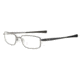 Oakley Rotor 2.0 53mm Brushed Chrome/Gloss Black Eyeglass Frames w/ Blank Lenses OX3063-0653L