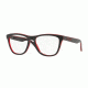 Oakley RX FROGSKIN OX8131 Single Vision Prescription Eyeglasses 813101-54 - Eclipse Red Frame