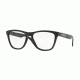 Oakley RX FROGSKIN OX8131 Single Vision Prescription Eyeglasses 813105-54 - Polished Black Frame, Clear Lenses