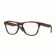 Oakley RX FROGSKIN OX8131 Single Vision Prescription Eyeglasses 813107-54 - Brown Tortoise Frame, Clear Lenses