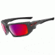 Oakley Scalpel Dark Grey Frame w/ +Red Iridium Lenses Sunglasses OO9095-04