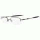 Oakley Sculpt 4.0 Brushed Chrome Eyeglass Frames w/ Blank Lenses 12-457