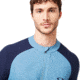 Oakley Seamless Hybrid Sweater - Mens, Alien Blue, Extra Large, 461752-68L-XL
