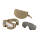 Oakley SI Ballistic Goggle UPLC,Terrain Tan Frame,Shield Clear/Grey Lens 53-114