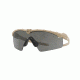 Oakley SI Standard Issue Ballistic M Frame 3.0 Strike Glasses - Men's, Dark Bone Frame, Grey Plastic Lens, 2XL, OO9146-914605-32