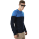 Oakley Bicolor Crew Neck Sweater- Mens, Fathom, Extra Large, 434131-6AC-XL