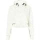 Oakley Crop Fleece Hoodie - Womens, Winter Grey, Extra Small, 561324-23N-XS