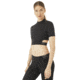 Oakley SI Oakley Luxe Crop Zip Top - Womens, Blackout, Large, 532345-02E-L