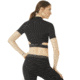 Oakley SI Oakley Luxe Crop Zip Top - Womens, Blackout, Large, 532345-02E-L