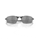 Oakley SI Whisker Sunglasses, Matte Black Frame, Prizm Black Polarized Lens, OO4141-0760