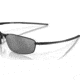 Oakley SI Whisker Sunglasses, Matte Black Frame, Prizm Black Polarized Lens, OO4141-0760