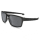 Oakley Silver Foldable Sunglasses Matte Black Frame, Black Iridium Polarized Lens-OO9246-04