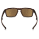Oakley Silver Foldable Sunglasses Matte Dark Amber Frame, Tungsten Iridium Polarized Lens-OO9246-05