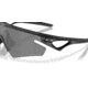 Oakley Sphaera Slash Sunglasses, Matte Black, PRIZM Black Polarized, PRIZM Black Polarized, OO9499-0136