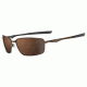 Oakley Splinter Brown Chrome / Polished Black Frame w/ VR28 Black Iridium Polarized Lenses Sunglasses 12-979