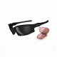 Oakley Split Jacket Sunglasses, Matte Blk Frame, Black Irid+G40 Lens OO9099-01