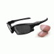 Oakley Split Jacket Sunglasses, Polished Black Frame, Blk Irid Lens, Polar OO9099-04