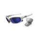 Oakley Split Jacket Sunglasses, Polished White Frame, Ice Irid Lens OO9099-03
