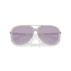Oakley Split Time Sunglasses, Matte Transparent Mist, PRIZM Slate, PRIZM Slate, OO4129-2958