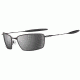 Oakley Square Whisker Pewter Frame w/ Black Iridium Lenses Sunglasses 05-769