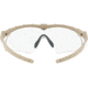 Oakley Standard Issue Ballistic M-Frame 3.0 Hybrid 4 Lens Array Safety Glasses, Desert Tan w/Clear, OO9146-28