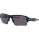 Oakley Standard Issue Flak 2.0 XL Navy Collection Sunglasses, Matte Navy w/Prizm Grey Polarized, OO9188-9959