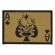 Oakley Standard Issue Patch, Death Card Gold, 101-668-006