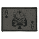 Oakley Standard Issue Patch, Death Card Grey, 101-668-005