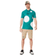 Oakley Staple Short Sleeve Polo Shirt - Mens, Staple Bubble Green, 2XL, FOA400551-9BG-XXL