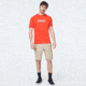 Oakley Stone B1B Logo Short Sleeve Tee - Mens, Energetic Orange, Extra Small, FOA400040-7EN-XS