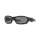Oakley Straight Jacket Sunglasses 11-014-61 - Matte Black Frame, Grey Polarized Lenses