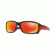 Oakley Straightlink A OO9336 Sunglasses 933606-58 - Polished Black Frame, Prizm Ruby Lenses