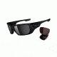 Oakley Style Switch Mens Sunglasses Polished Black Frame, Black Iridium and VR28 Black Iridium Lens OO9194-01