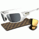 Oakley Style Switch Mens Sunglasses SW Gold Series - Polished White Frame, Grey Polarized and 24K Iridium Lens OO9194-10