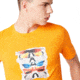 Oakley SunglaShort Sleeve Print Tee - Mens, Autumn Glory, 2XL, 457871-71T-XXL