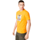 Oakley SunglaShort Sleeve Print Tee - Mens, Autumn Glory, 2XL, 457871-71T-XXL